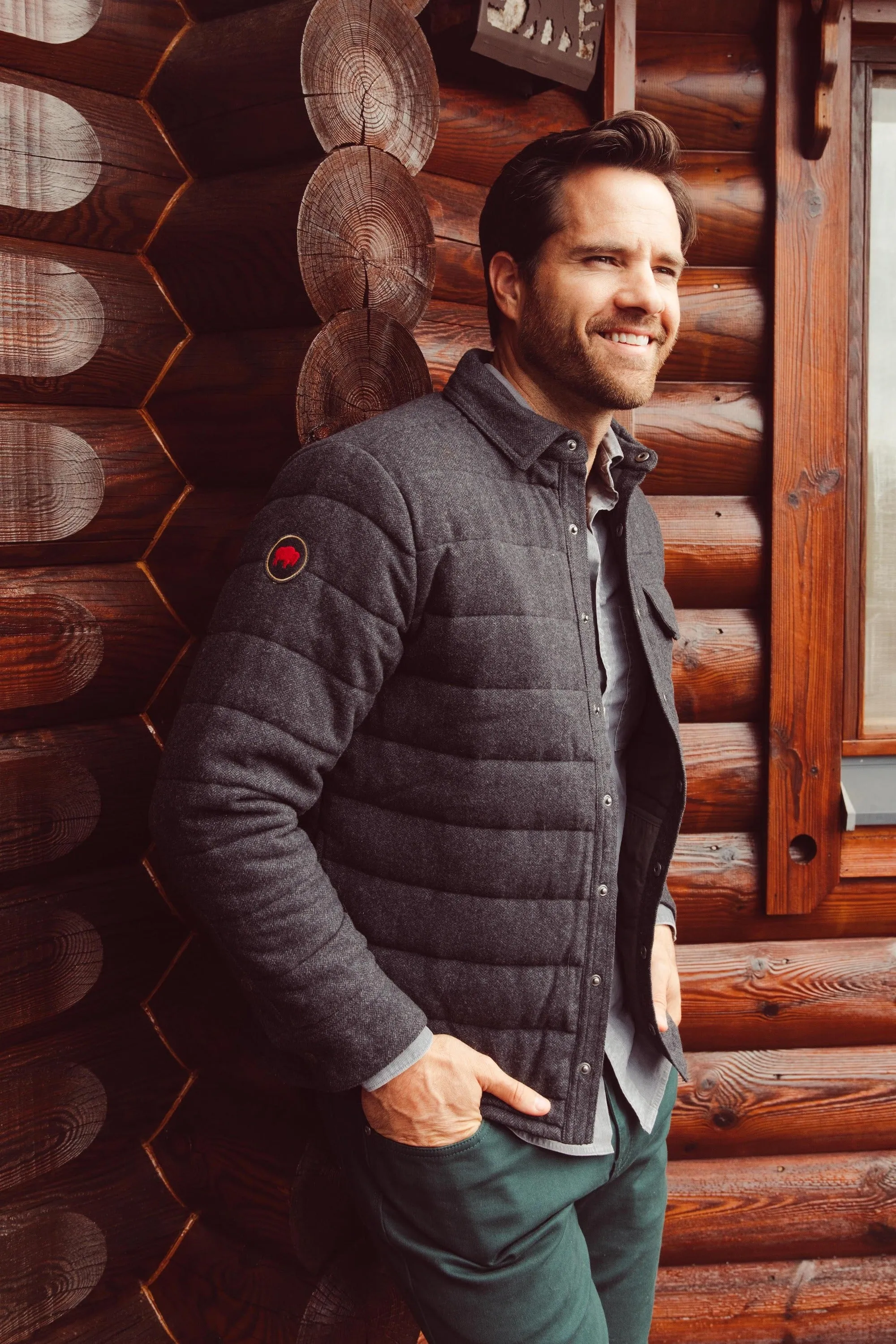 Men's Archer Herringbone Shirtjac