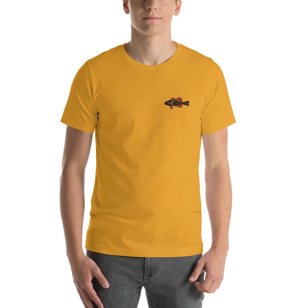 Men's BA neon SwimLogo with vintage back logo Short Sleeve T-Shirt