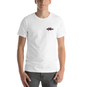 Men's BA neon SwimLogo with vintage back logo Short Sleeve T-Shirt