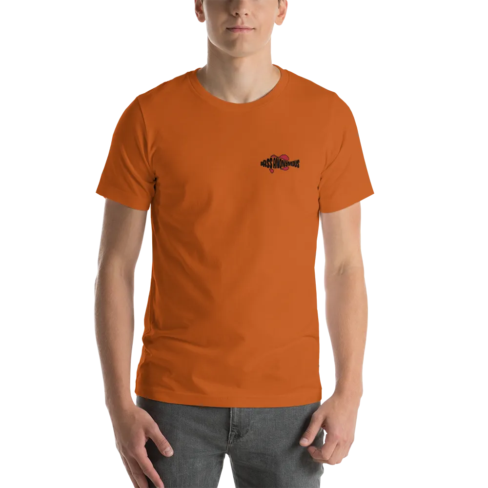 Men's BA neon SwimLogo with vintage back logo Short Sleeve T-Shirt