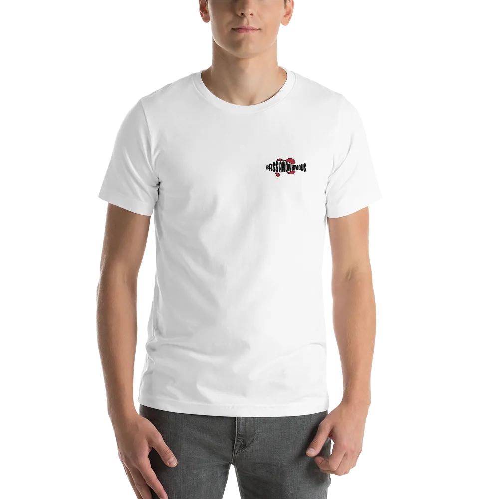 Men's BA neon SwimLogo with vintage back logo Short Sleeve T-Shirt
