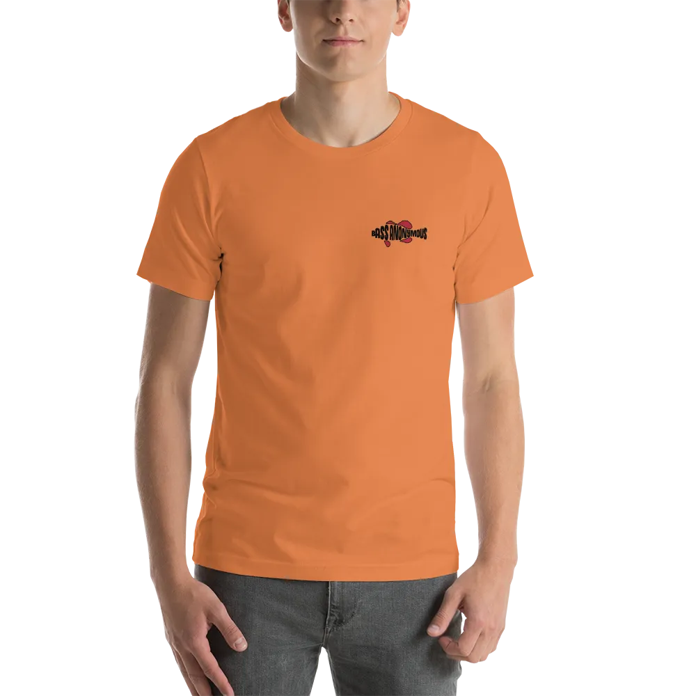 Men's BA neon SwimLogo with vintage back logo Short Sleeve T-Shirt