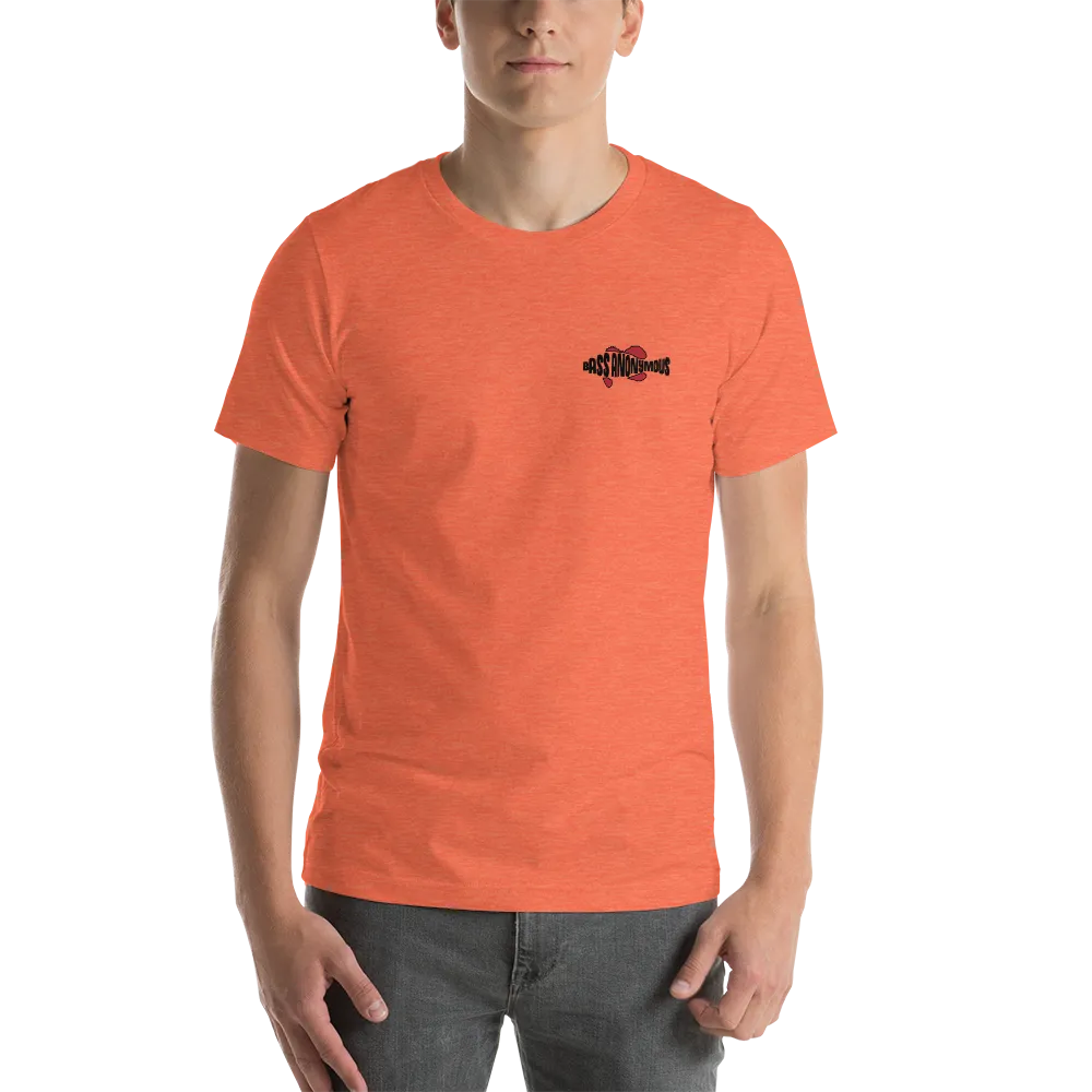 Men's BA neon SwimLogo with vintage back logo Short Sleeve T-Shirt