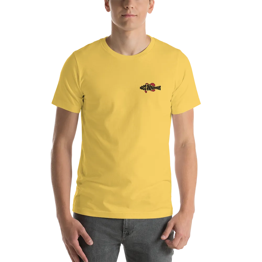 Men's BA neon SwimLogo with vintage back logo Short Sleeve T-Shirt