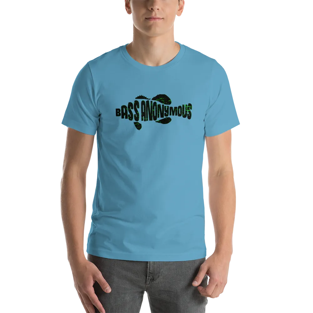 Men's BA SwimLogo Grunge Green T-shirt