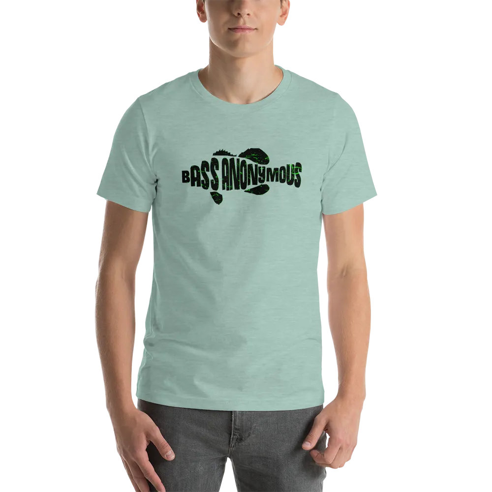 Men's BA SwimLogo Grunge Green T-shirt