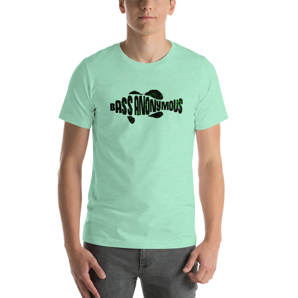 Men's BA SwimLogo Grunge Green T-shirt