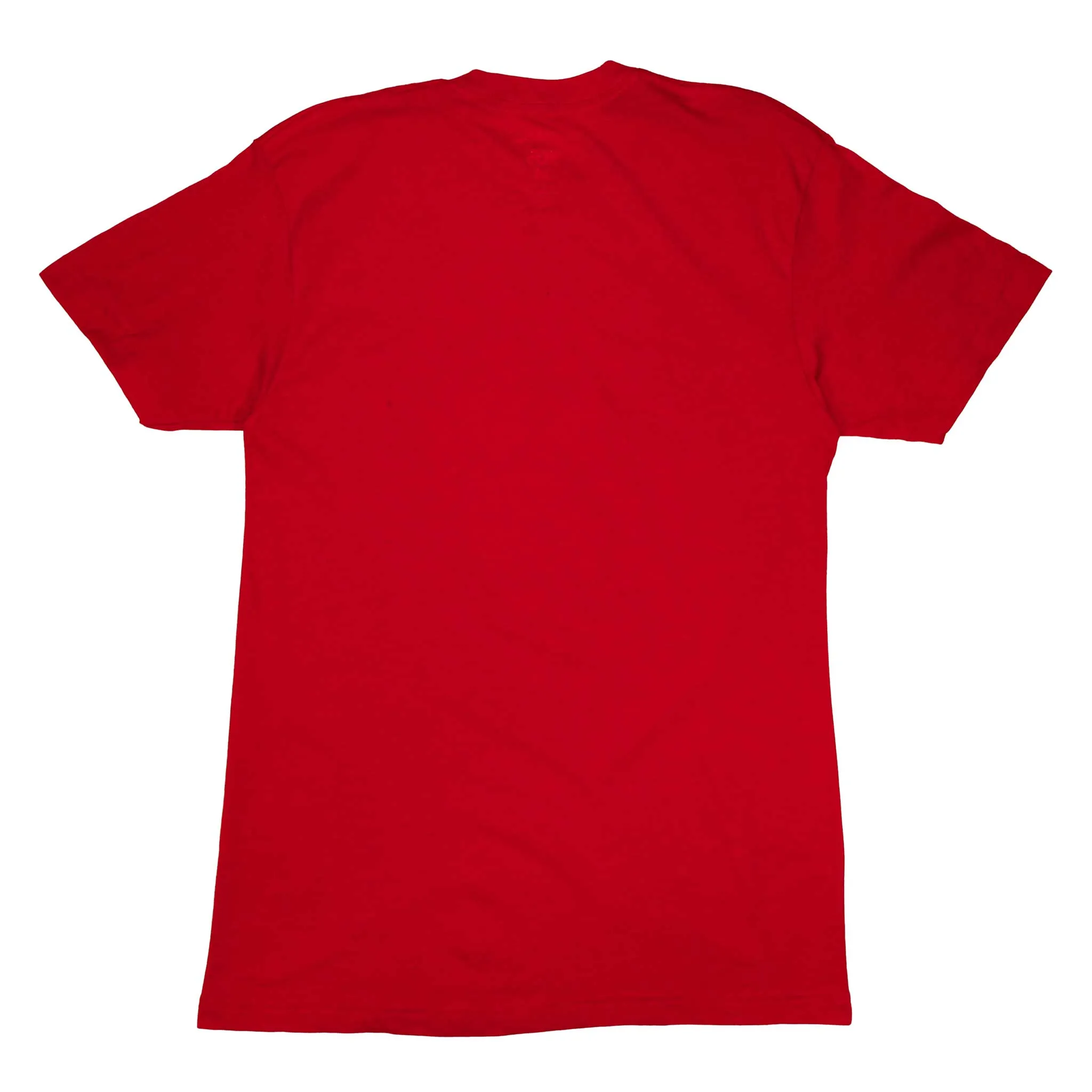 Men's - Circle Lion Red Crew Neck T-Shirt