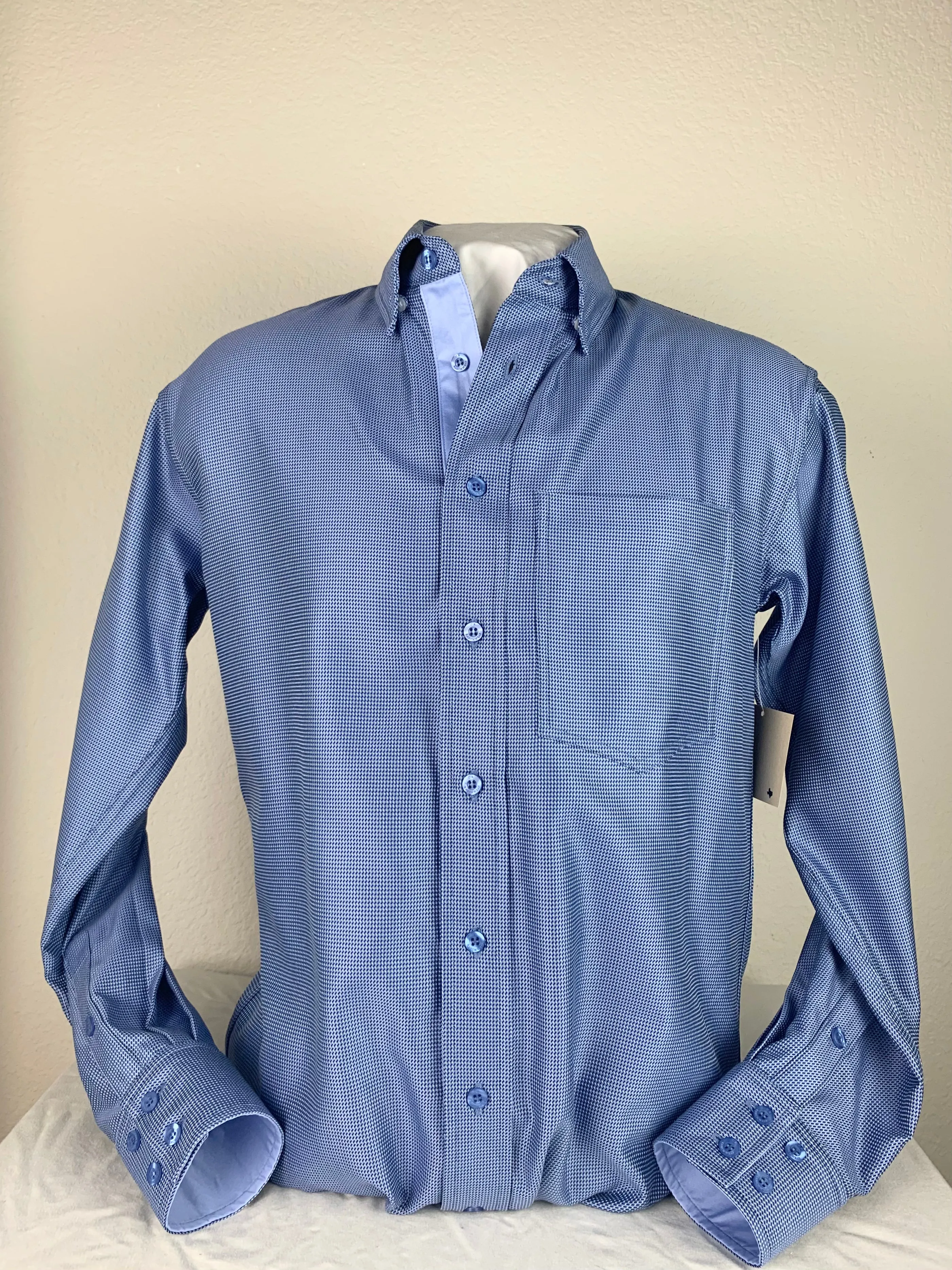 Men's CR Western Pro Blue Jazz Italian Cotton- FINAL SALE