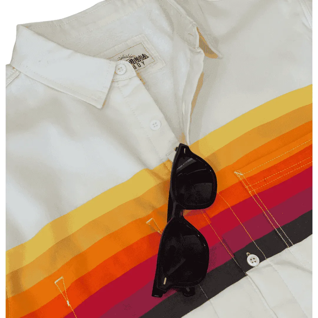 Men’s High Water Shirt - Horizon Stripe, Daybreak
