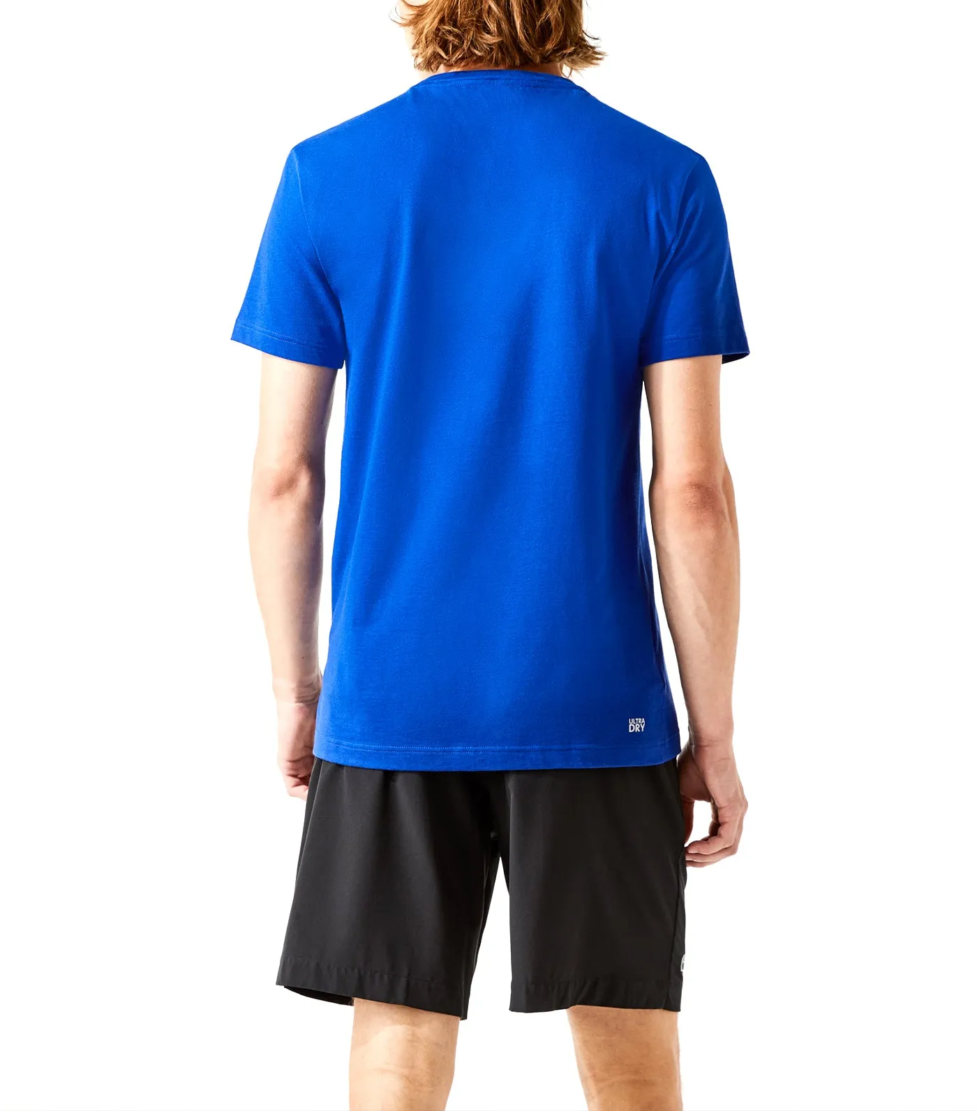 Men's Patchwork Crocodile Print Cotton T-Shirt Cosmic