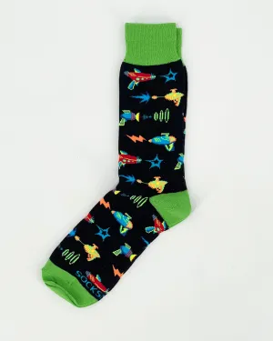 Men's Ray Gun Blasters Socks