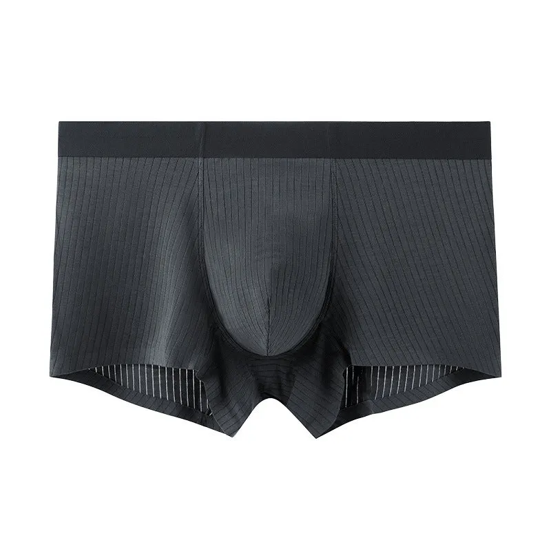 Men's Striped Super Soft Modal Underpants (4-Pack) JEWYEE 1910