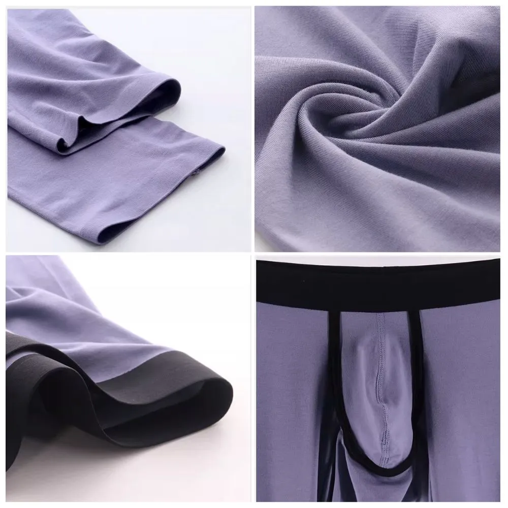 Men's Ultra Thin Modal Thermal Legging JEWYEE 1978
