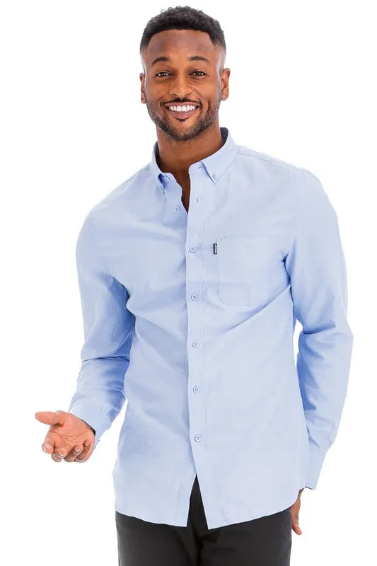 Men's Weiv Casual Long Sleeve Shirt