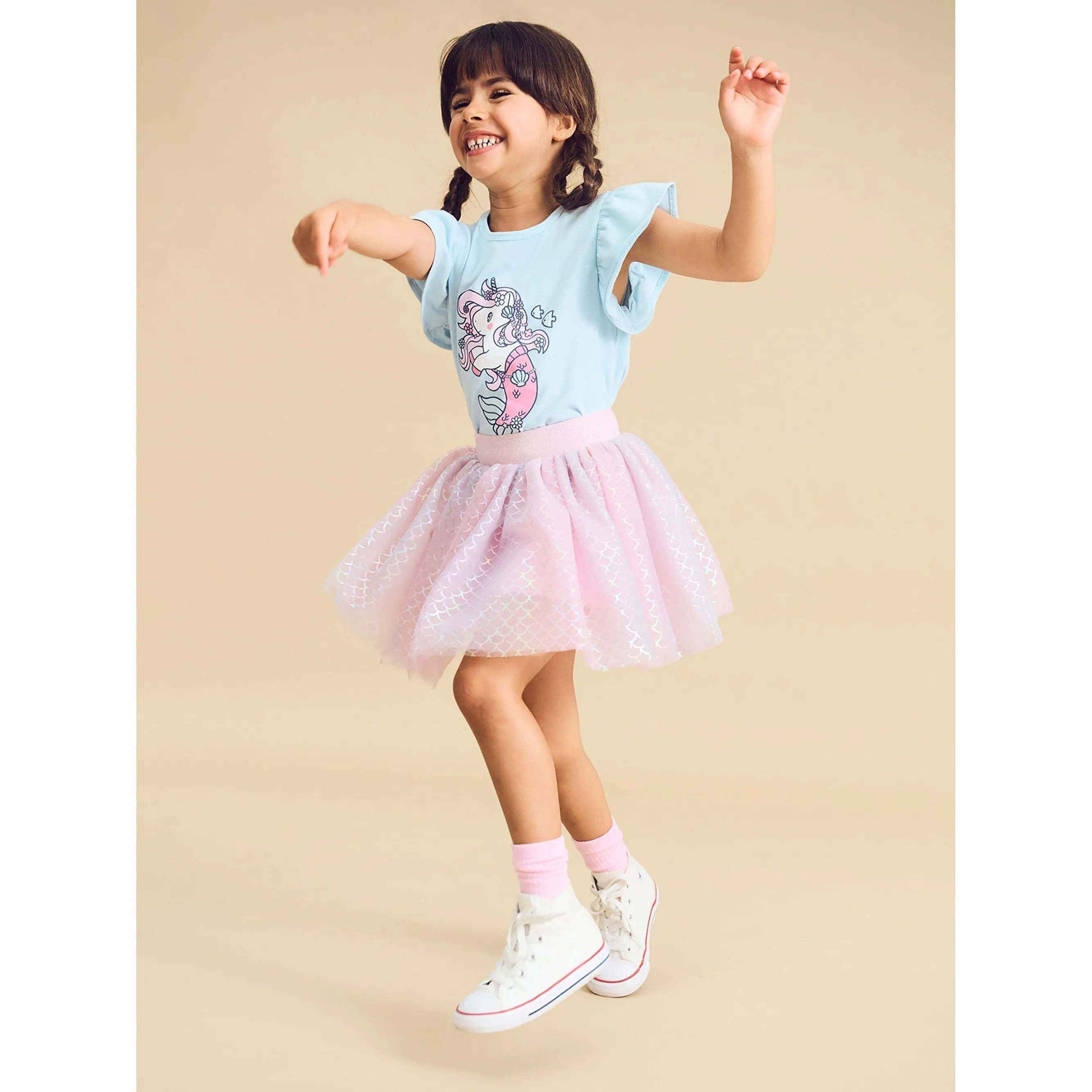 Mercorn Glitter Frill T-Shirt