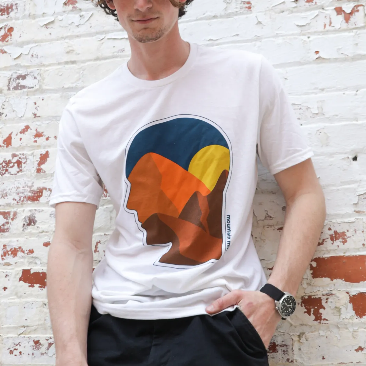 Mindful T-shirt - Male Silhouette
