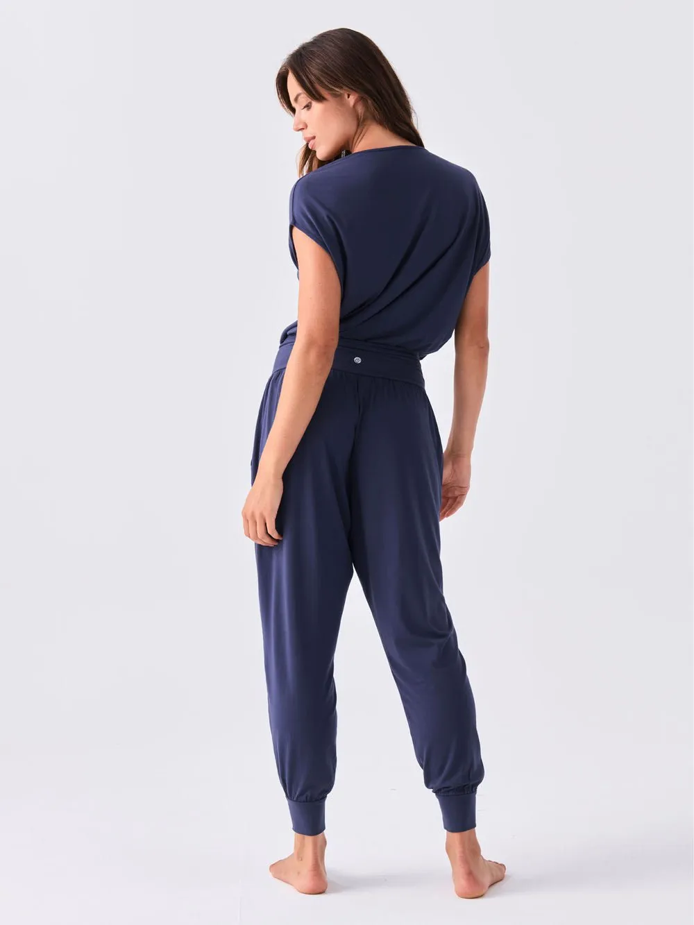 Modal Luxe Layer Tee - Navy