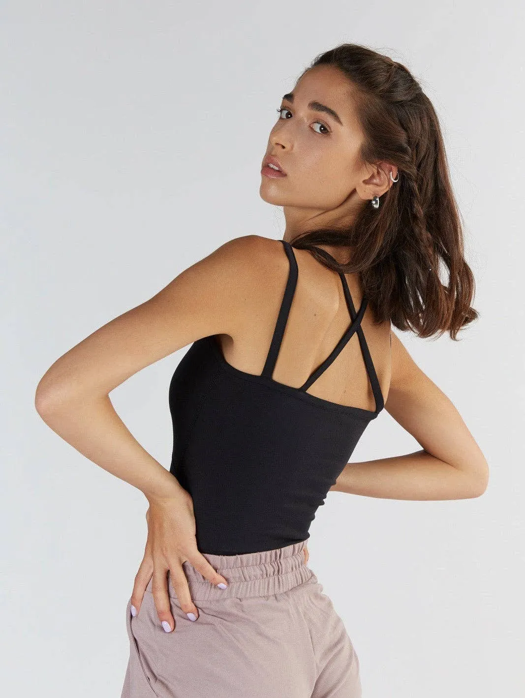 Modal Spaghetti Strap Top: Womens