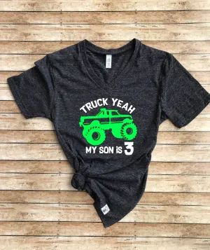 Mom Monster Truck Birthday Shirt