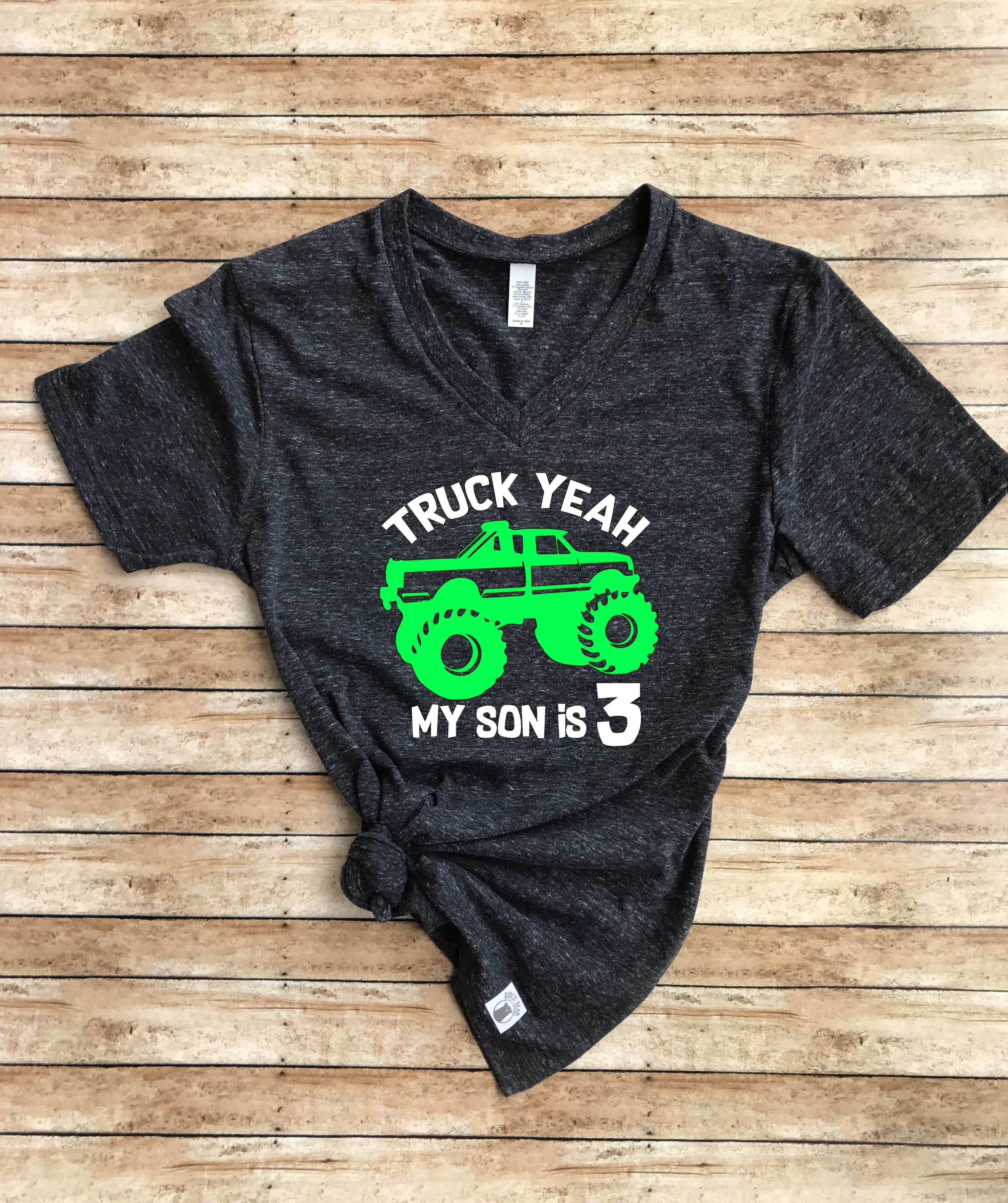 Mom Monster Truck Birthday Shirt