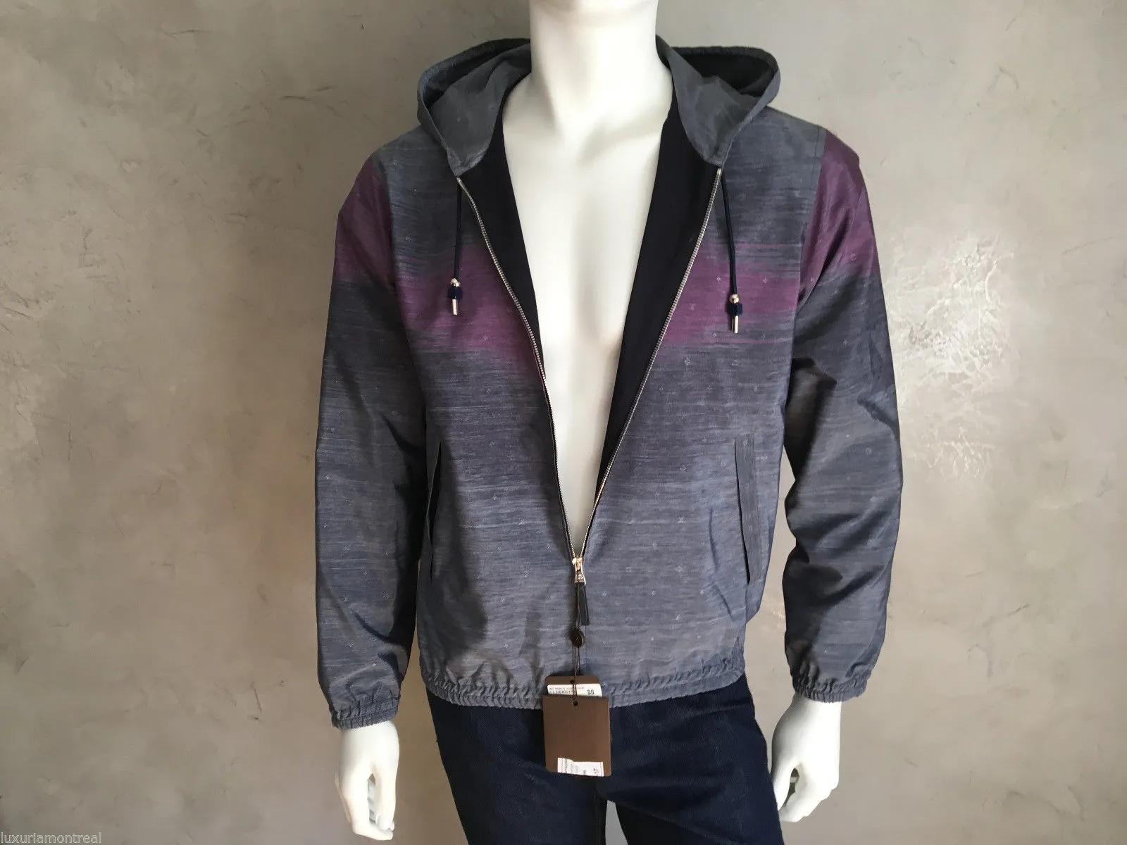 Monogram Constellation Ikat Printed Hooded Shirt