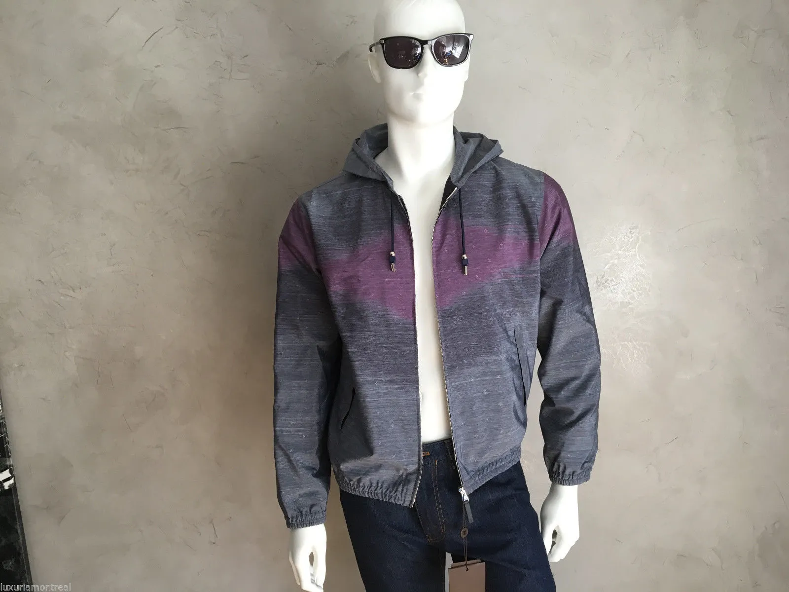 Monogram Constellation Ikat Printed Hooded Shirt