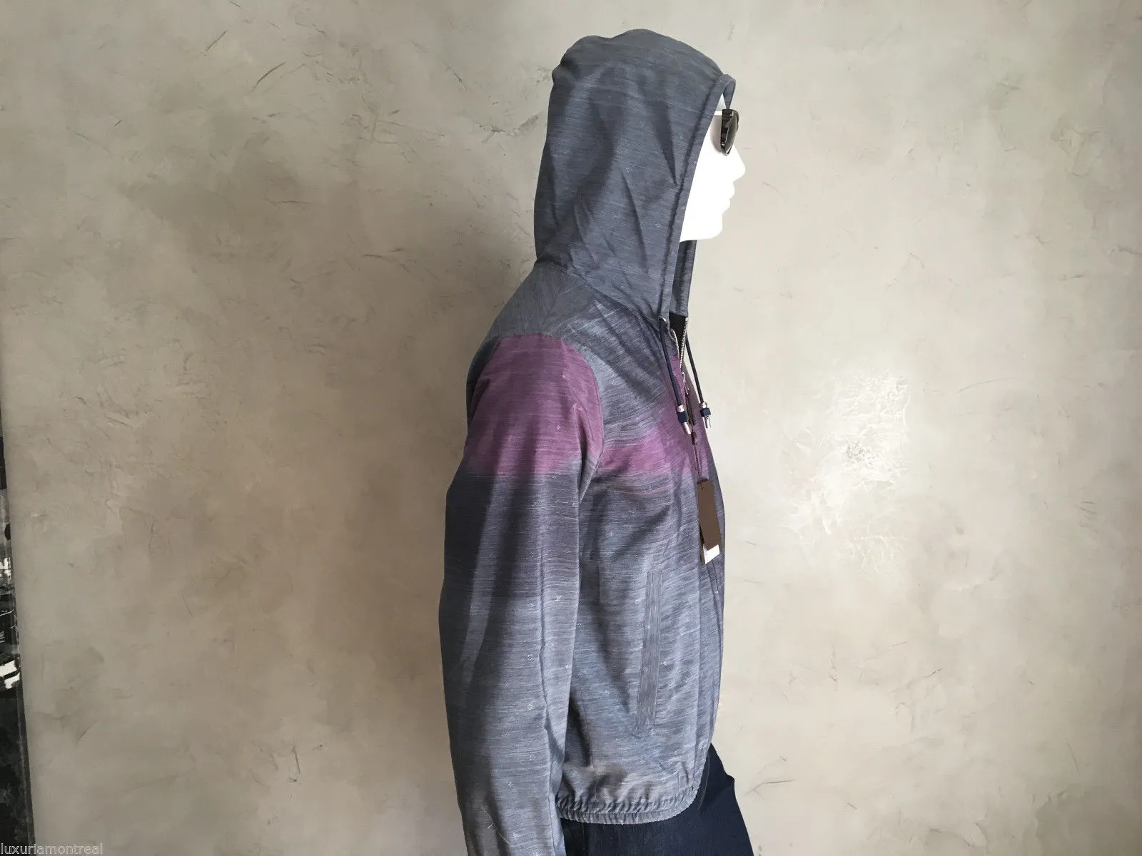 Monogram Constellation Ikat Printed Hooded Shirt