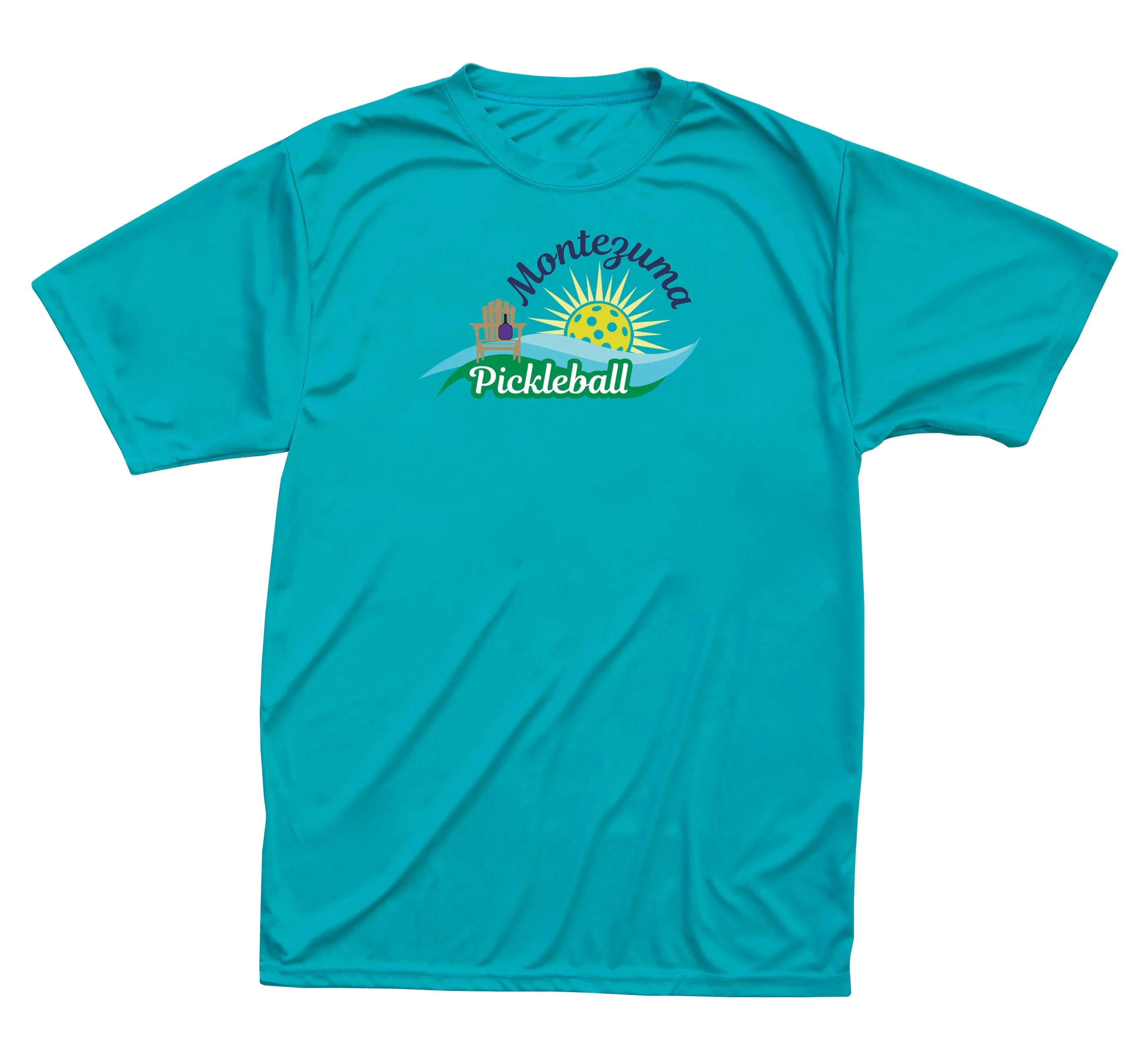 Montezuma Pickleball Club Men's Performance Crew Neck T-Shirt