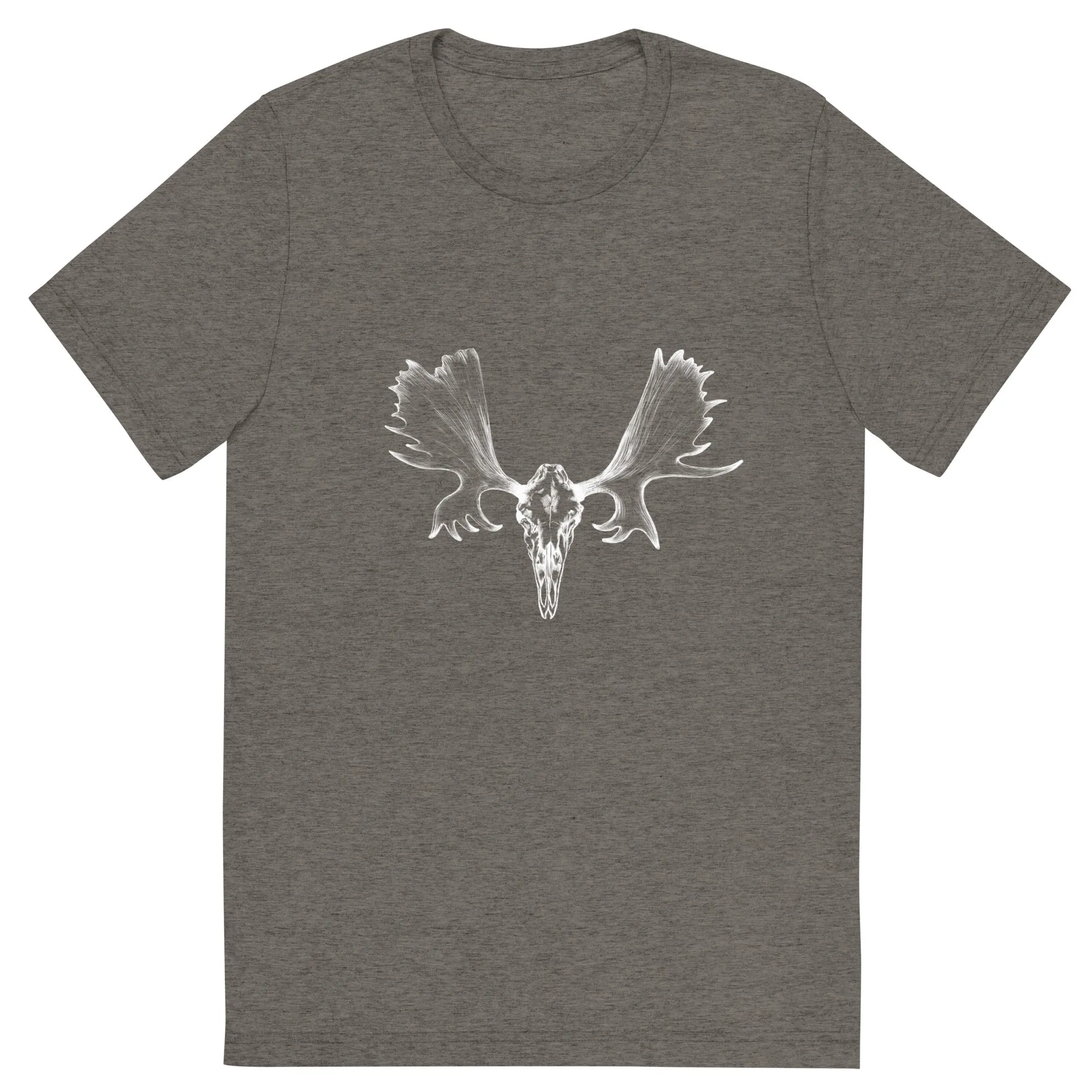 Moose Skull White Logo T-Shirt