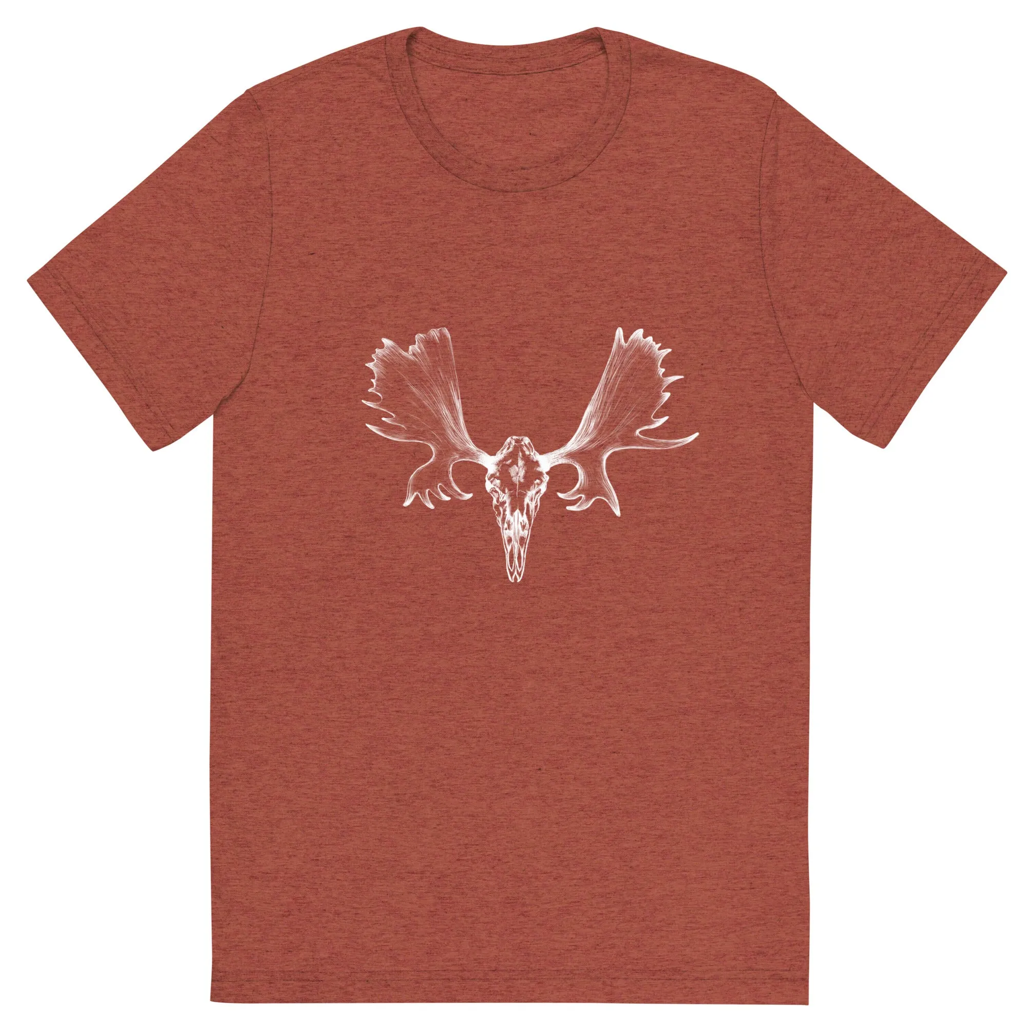 Moose Skull White Logo T-Shirt