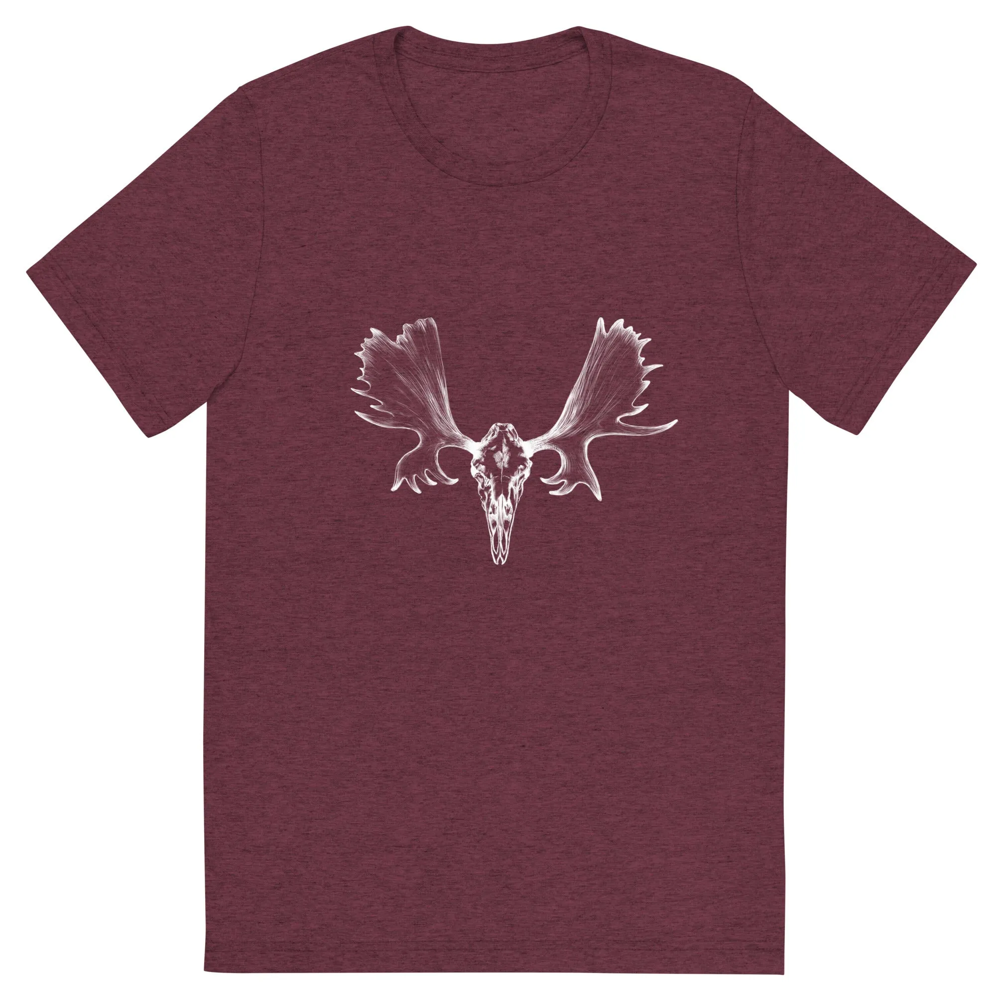 Moose Skull White Logo T-Shirt