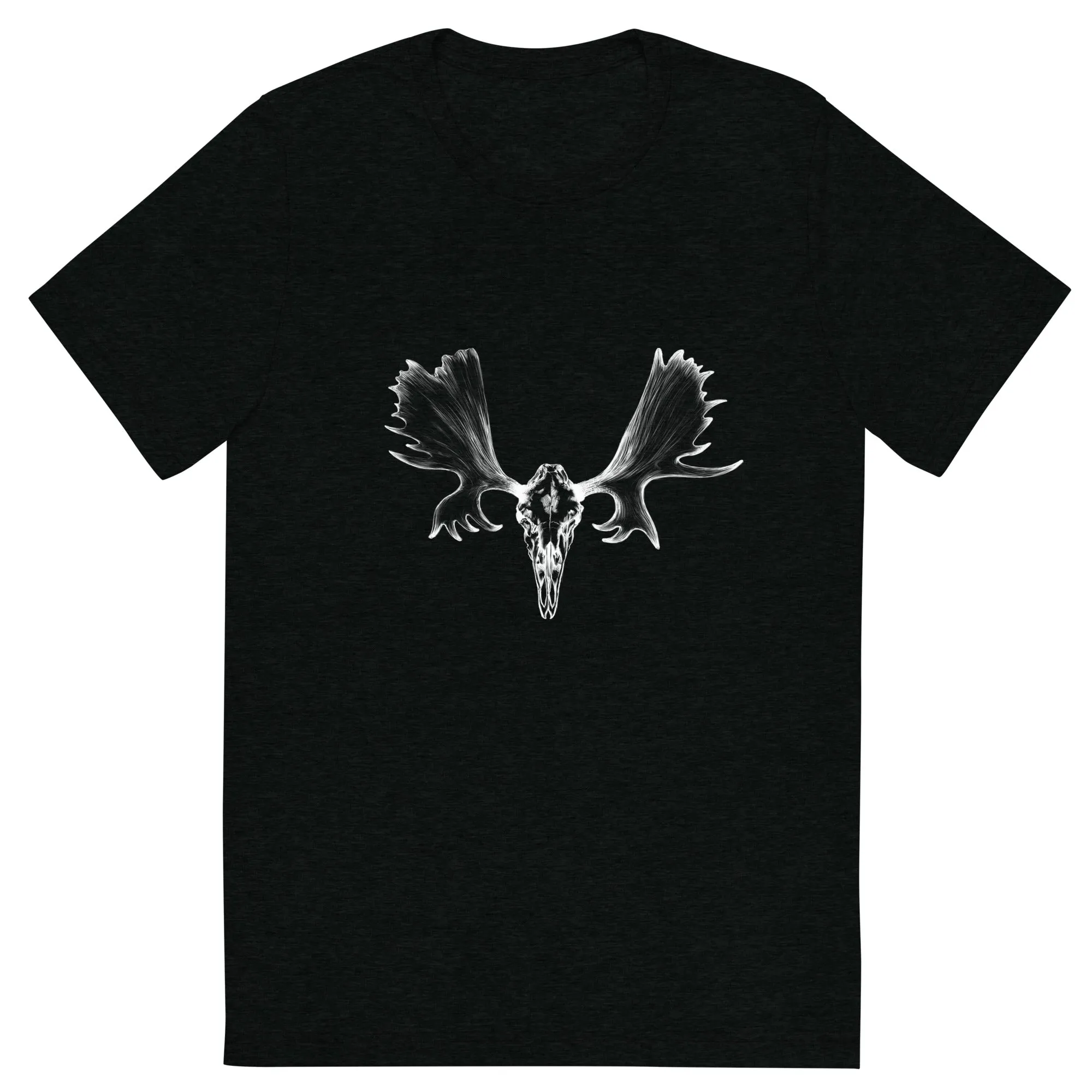 Moose Skull White Logo T-Shirt