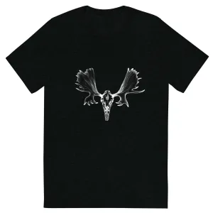 Moose Skull White Logo T-Shirt