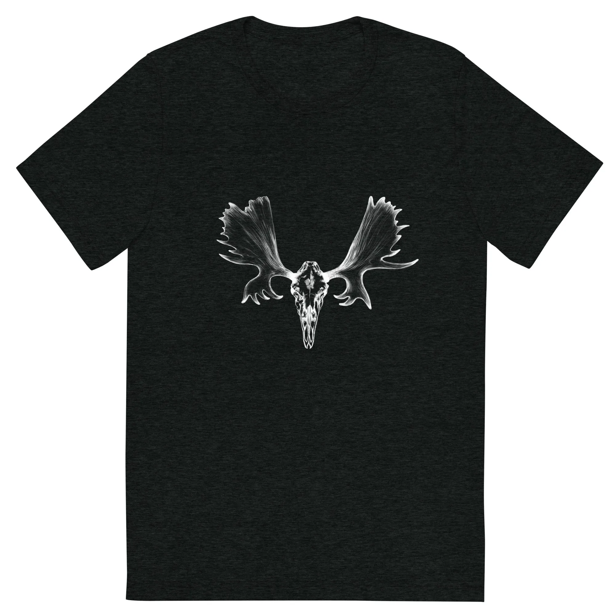 Moose Skull White Logo T-Shirt