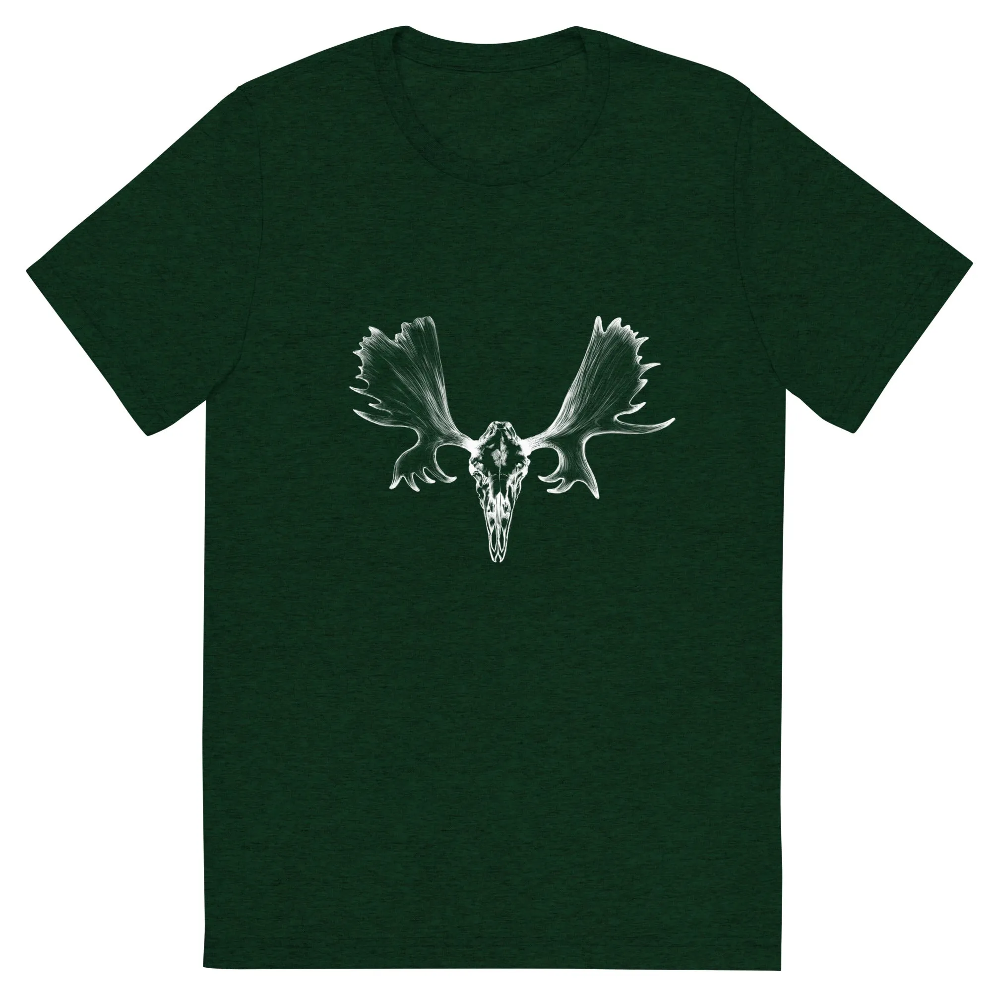 Moose Skull White Logo T-Shirt