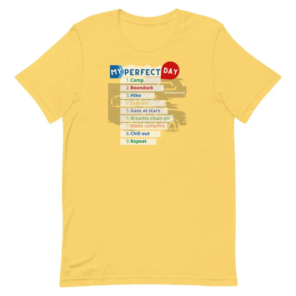 My Perfect Day Short-Sleeve Men and Women T-Shirt