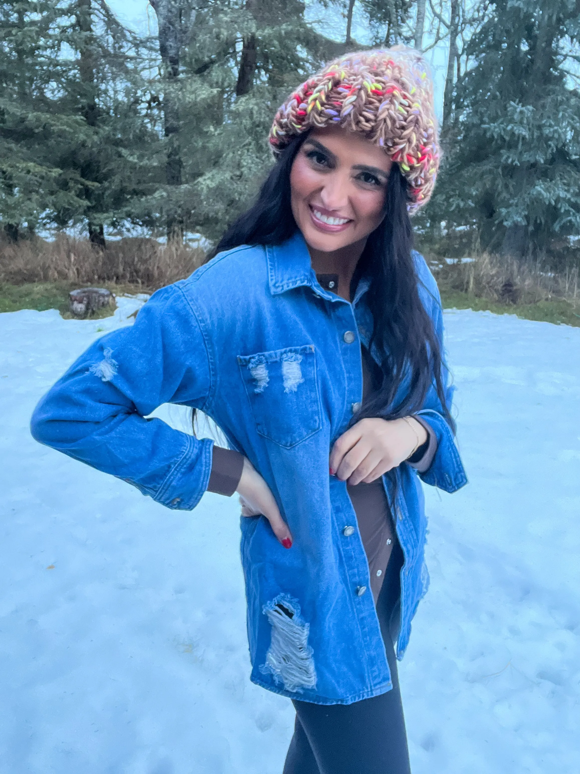 Never In Distress Denim Jacket
