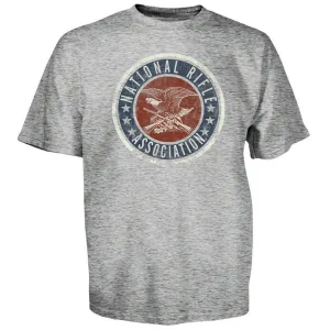 NRA National Rifle Association Logo GRAY T-Shirt
