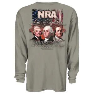 NRA National Rifle Association LONGSLEEVE Sons Of Freedom T-Shirt S-3XL
