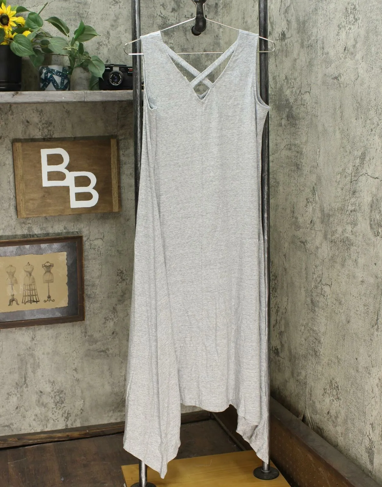 NWT AnyBody Womens Regular Cozy Knit Sharkbite Hem Dress. A354737 Small