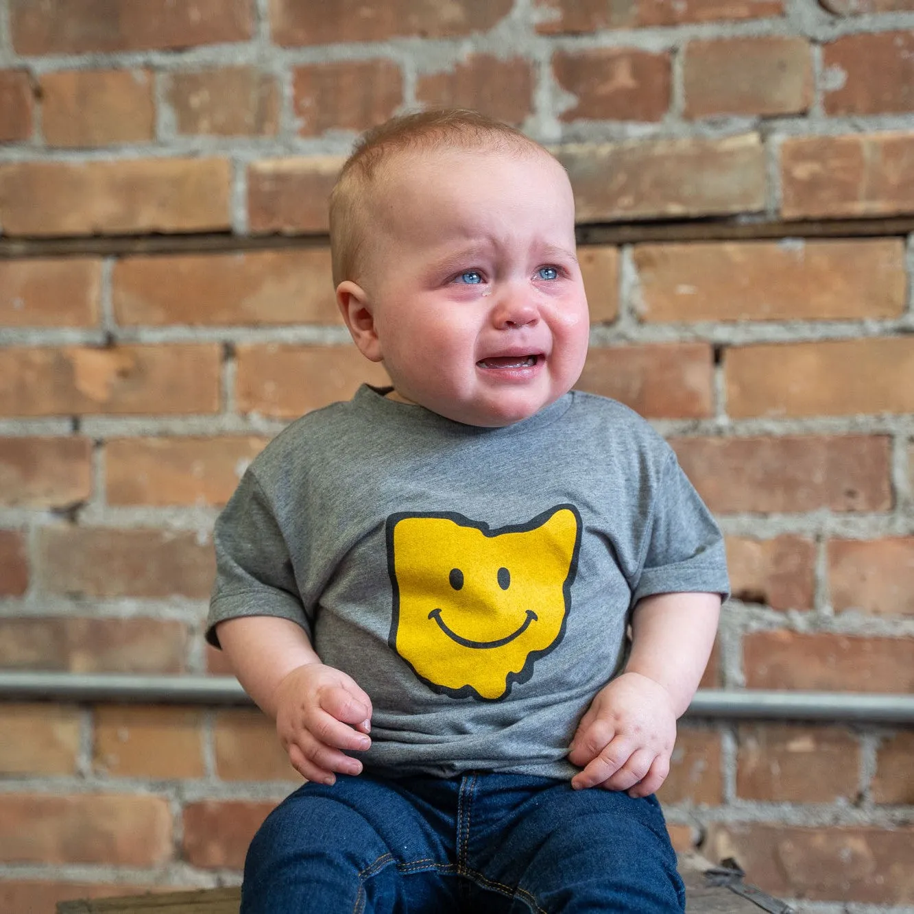 Ohio Smiley Toddler Shirt
