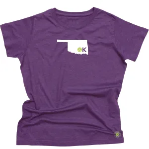 Oklahoma Pickleball Ladies T-Shirt - Vintage Casual Cotton Blend
