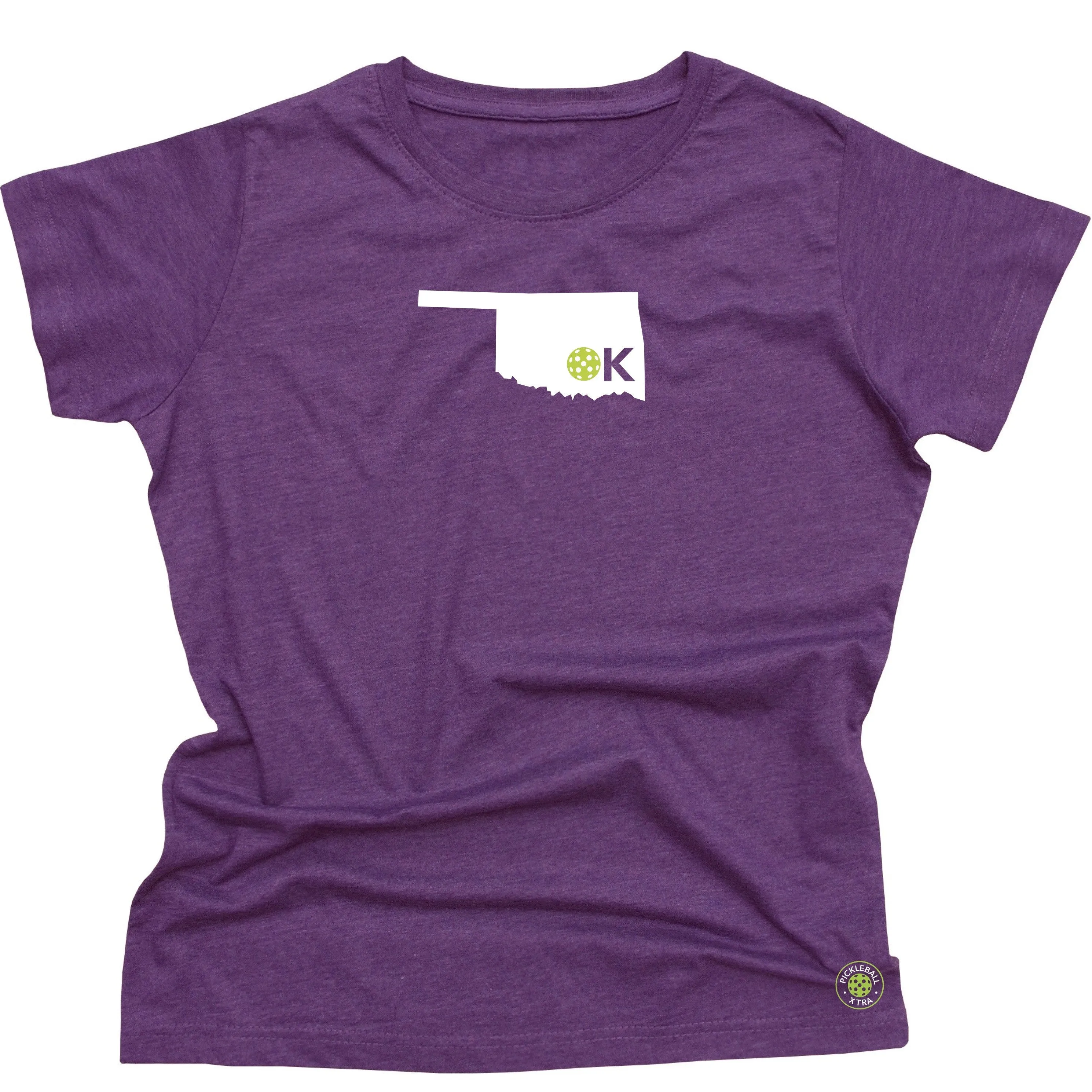 Oklahoma Pickleball Ladies T-Shirt - Vintage Casual Cotton Blend