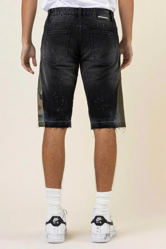 PANELED  RELEASED SHORTS