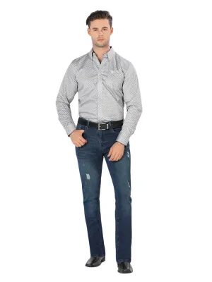 Pantalon Vaquero de Mezclilla Stretch para Hombre 'Montero' - ID: 2306