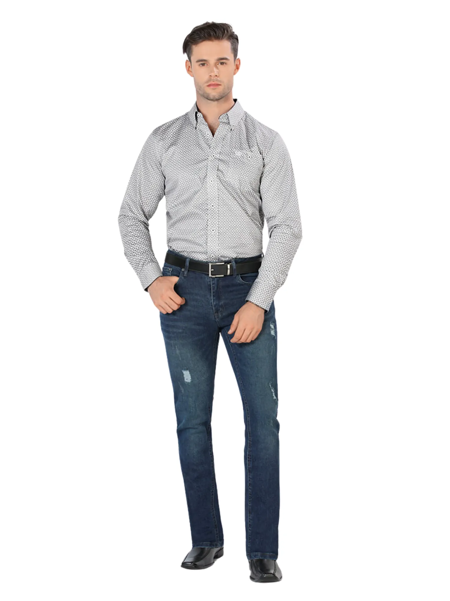 Pantalon Vaquero de Mezclilla Stretch para Hombre 'Montero' - ID: 2306