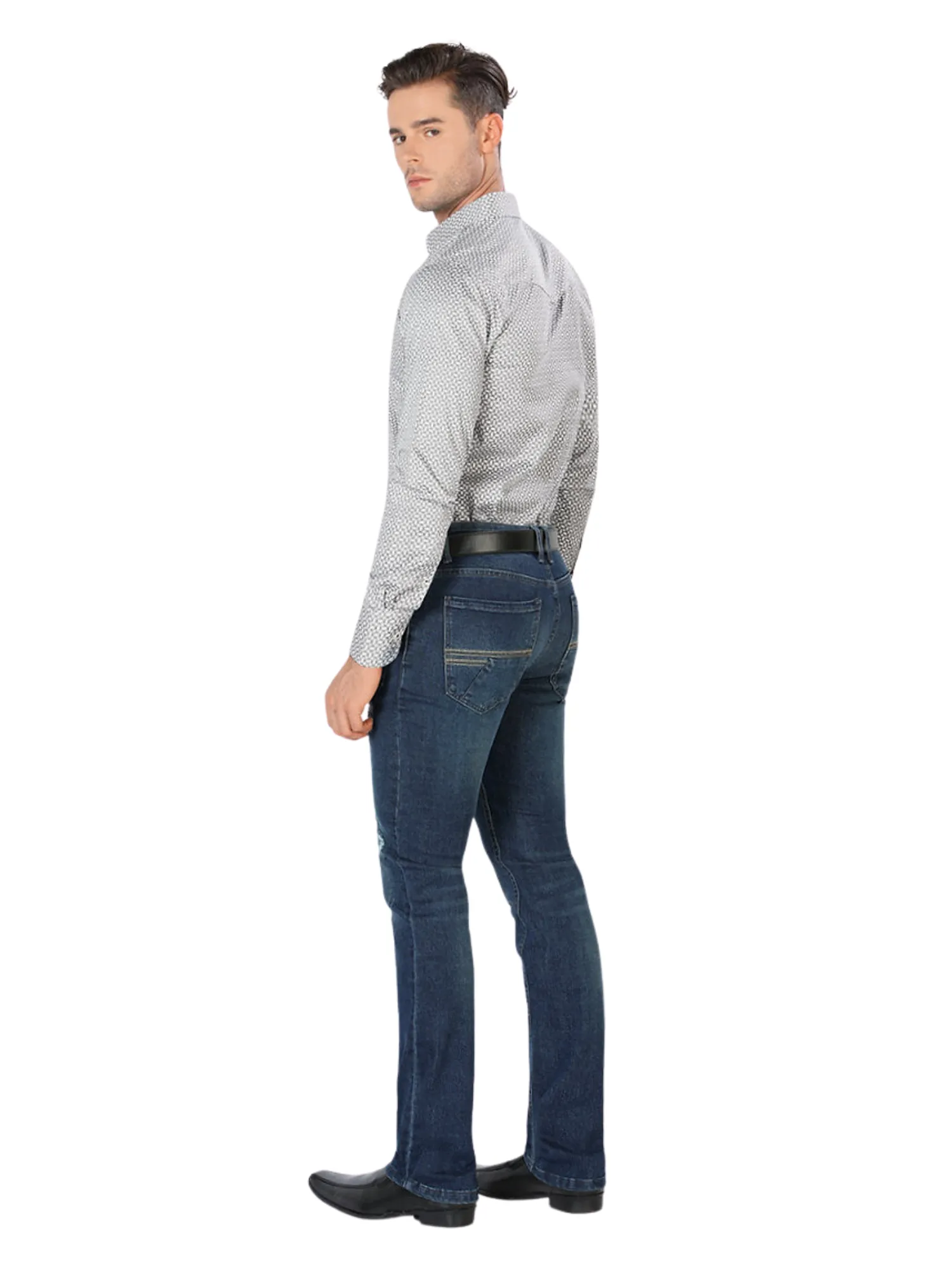 Pantalon Vaquero de Mezclilla Stretch para Hombre 'Montero' - ID: 2306