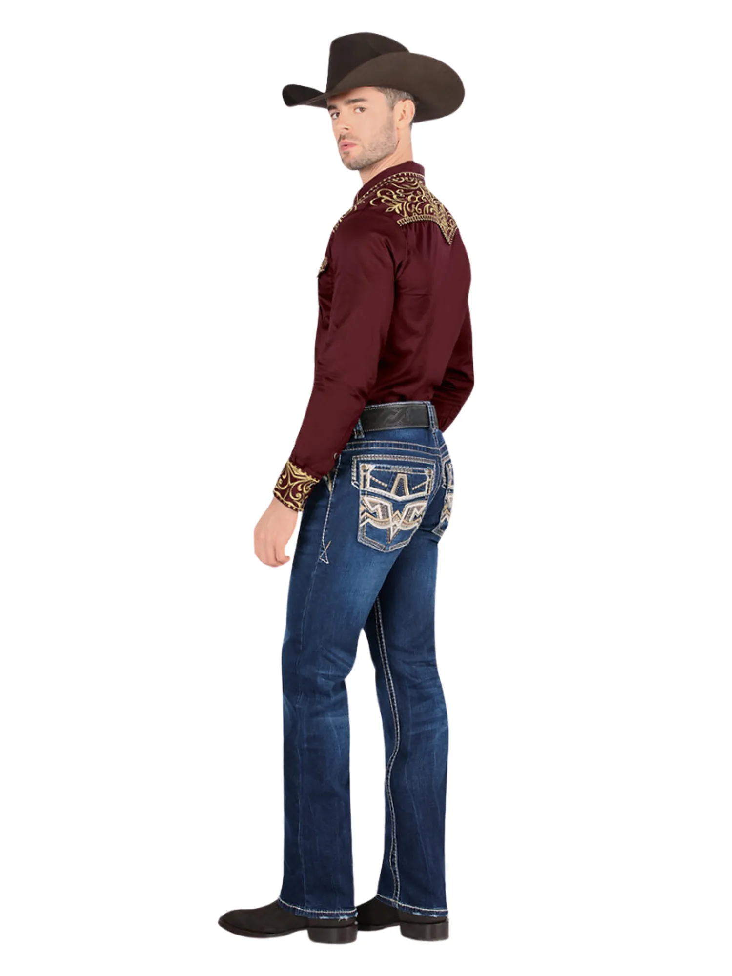 Pantalon Vaquero de Mezclilla Stretch para Hombre 'Montero' - ID: 4593
