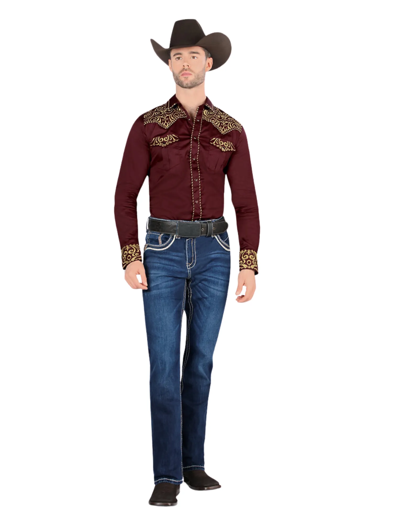 Pantalon Vaquero de Mezclilla Stretch para Hombre 'Montero' - ID: 4593